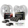 PowerStop | Z23 Daily Driver Carbon-Ceramic Pads Drilled+Slotted Rotors Drum+Shoe Kit - Fit 1.5L 2015-2020