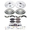 PowerStop | Z23 Daily Driver Carbon-Ceramic Pads Drilled+Slotted Rotors Drum+Shoe Kit - Fit 1.5L 2015-2020