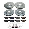 PowerStop | Z23 Daily Driver Carbon-Fiber Ceramic Brake Pad and Drilled/Slotted Rotor Kit - Front and Rear