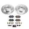 PowerStop | Z23 Daily Driver Carbon-Fiber Ceramic Brake Pad and Drilled/Slotted Rotor Kit - Arrière