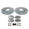 PowerStop | Z36 Truck and SUV Carbon-Fiber Ceramic Brake Pad and Drilled/Slotted Rotor Kit - Rear