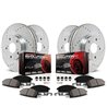 PowerStop | Z23 Daily Driver Carbon-Fiber Ceramic Brake Pad and Drilled/Slotted Rotor Kit - Avant & Arrière