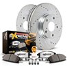 PowerStop | Z36 Truck and SUV Carbon-Fiber Ceramic Brake Pad and Drilled/Slotted Rotor Kit - Avant - Dodge / Jeep 2021-2024