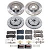 PowerStop | Z23 Daily Driver Carbon-Fiber Ceramic Brake Pad and Drilled/Slotted Rotor Kit - Avant & Arrière