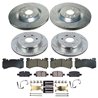 PowerStop | Z23 Daily Driver Carbon-Fiber Ceramic Brake Pad and Drilled/Slotted Rotor Kit - Front and Rear