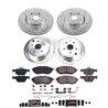 PowerStop | Z23 Daily Driver Carbon-Fiber Ceramic Brake Pad and Drilled/Slotted Rotor Kit - Front and Rear - WRX 2.0T 2021
