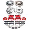 PowerStop | Z23 Daily Driver Carbon-Fiber Ceramic Pads Drilled/Slotted Rotor/Caliper Kit - Avant & Arrière - F-150 2018-2020