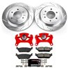 PowerStop | Z23 Daily Driver Carbon-Fiber Ceramic Pads Drilled/Slotted Rotor/Caliper Kit - Rear - F-150 2018-2020
