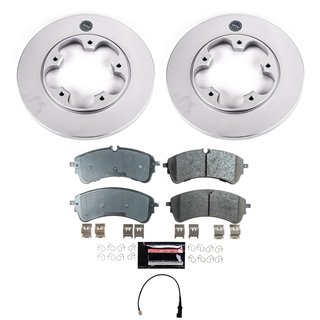 PowerStop | OE Stock Replacement Low-Dust Ceramic Brake Pad and Rotor Kit - Rear