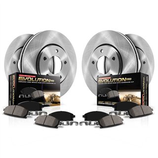 PowerStop | OE Stock Replacement Low-Dust Ceramic Brake Pad and Rotor Kit - Front and Rear - CX-30 2.0L / 2.5L 2020-2022