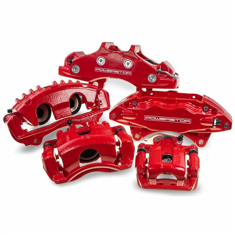 PowerStop | Red Powder Coated Calipers - Avant - Edge / MKX / Nautilus 2015-2022