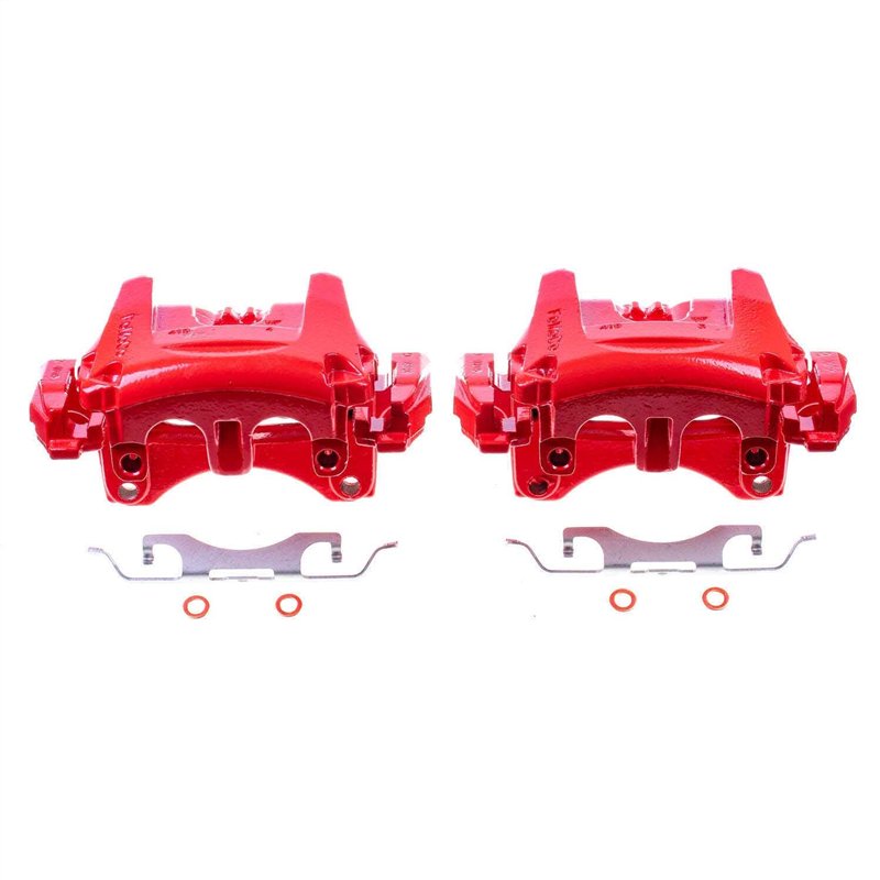 PowerStop | Red Powder Coated Calipers - Avant - Edge / MKX / Nautilus 2015-2022