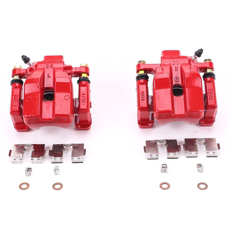 PowerStop | Red Powder Coated Calipers - Rear - ES300h / ES350 / Avalon / Camry 2.5L / 3.5L 2015-2018