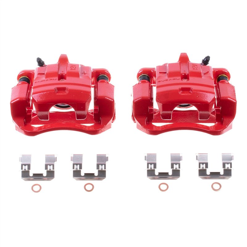 PowerStop | Red Powder Coated Calipers - Arrière - FR-S / BRZ / 86 2.0L 2015-2020