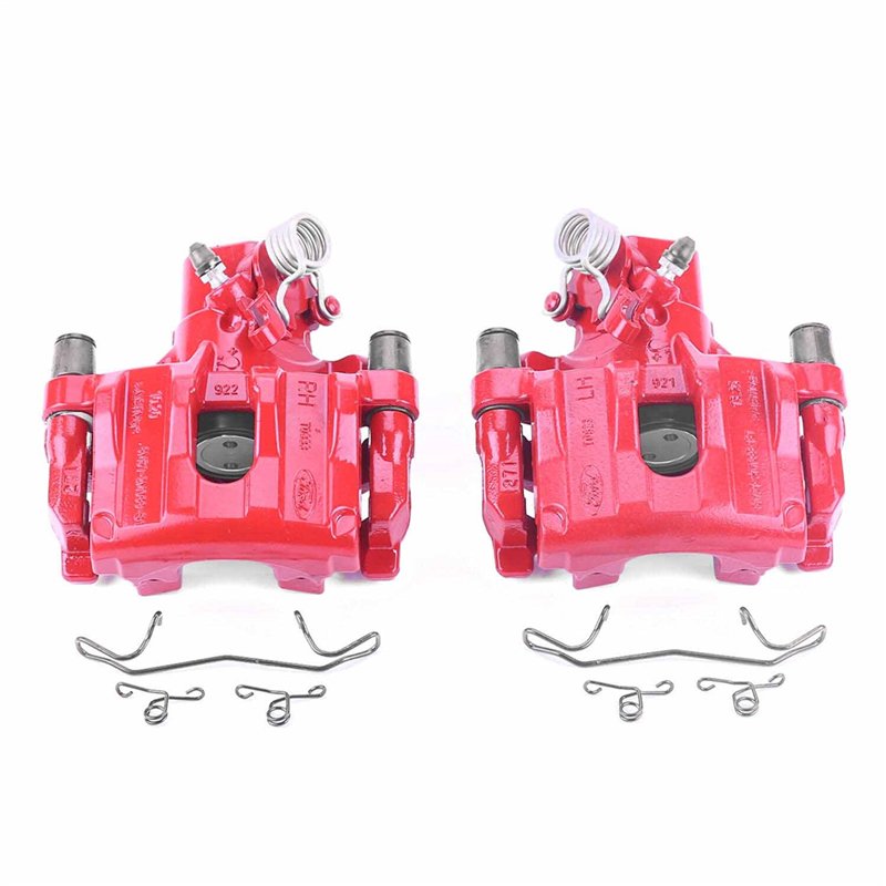 PowerStop | Red Powder Coated Calipers - Rear - Focus 1.0T / 2.0L 2015-2017