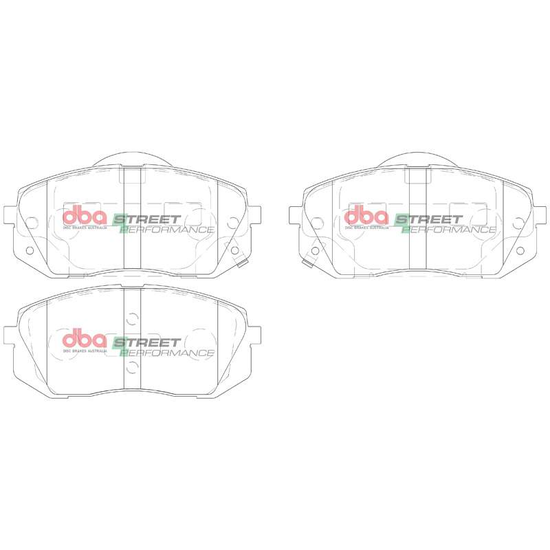 DBA | Street Performance Brake Pads - Avant - Hyundai / Kia 2015-2016