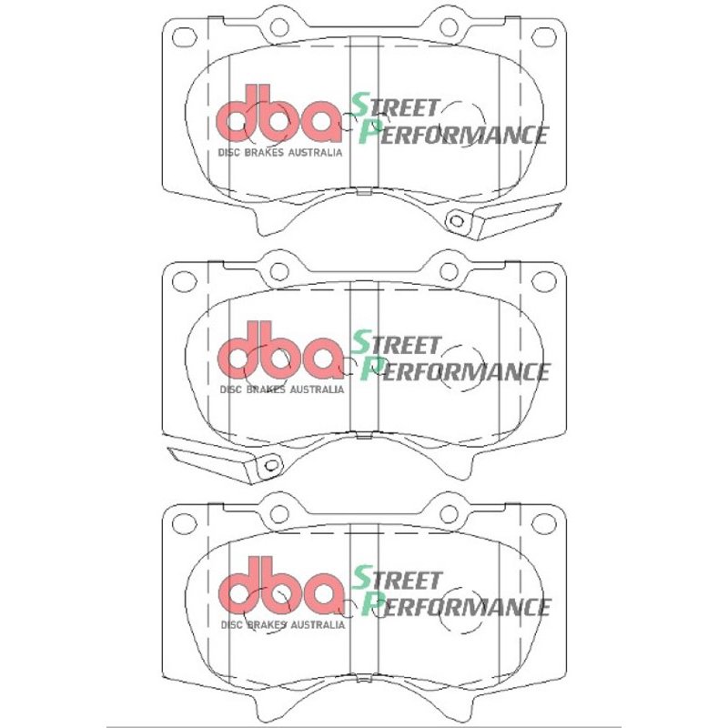 DBA | Street Performance Brake Pads - Front - GX460 / 4Runner / Tacoma 2015-2023