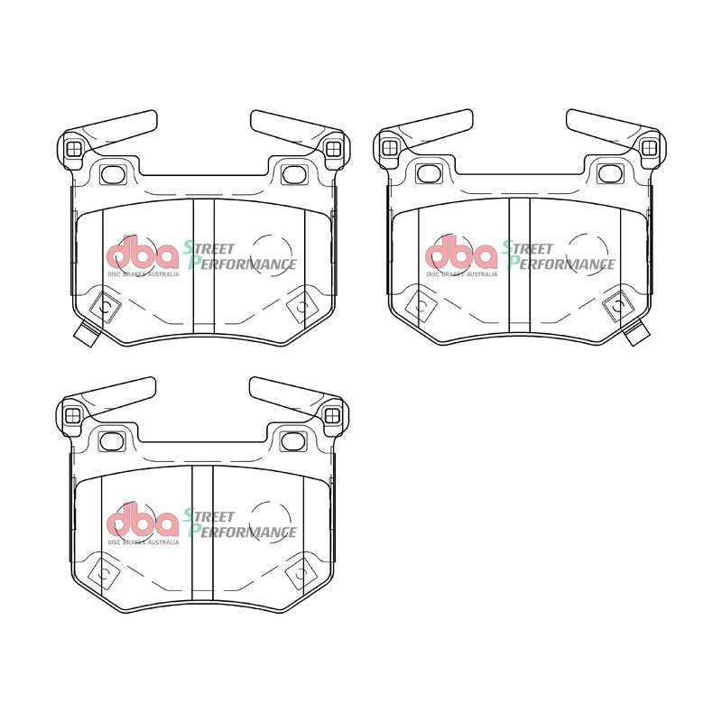 DBA | Street Performance Brake Pads - Arrière - G70 / Stinger 2.0T / 3.3T 2018-2022