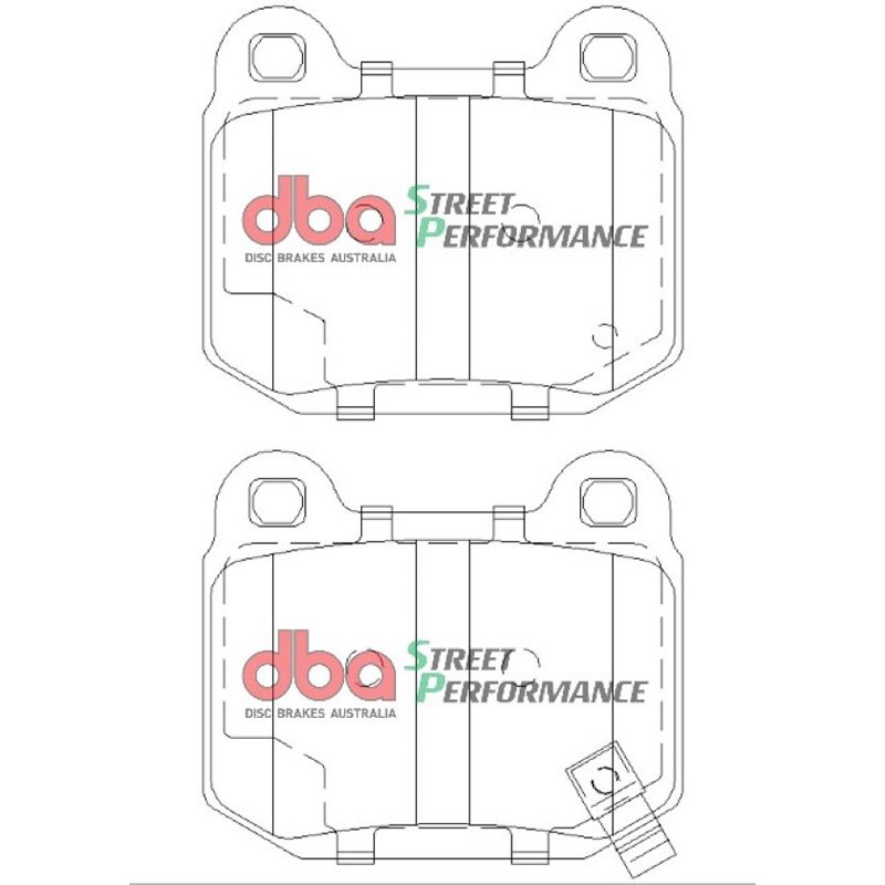 DBA | Street Performance Brake Pads - Rear - BRZ / WRX / 86 2.0L 2015-2020