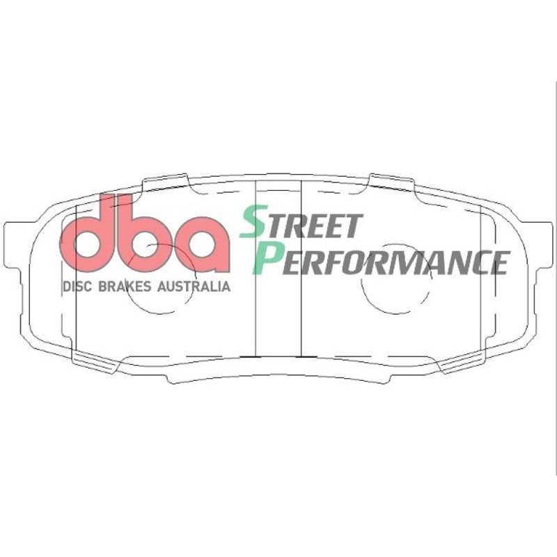 DBA | Street Performance Brake Pads - Rear - LX570 / Sequoia / Tundra 5.7L / 4.6L 2015-2022