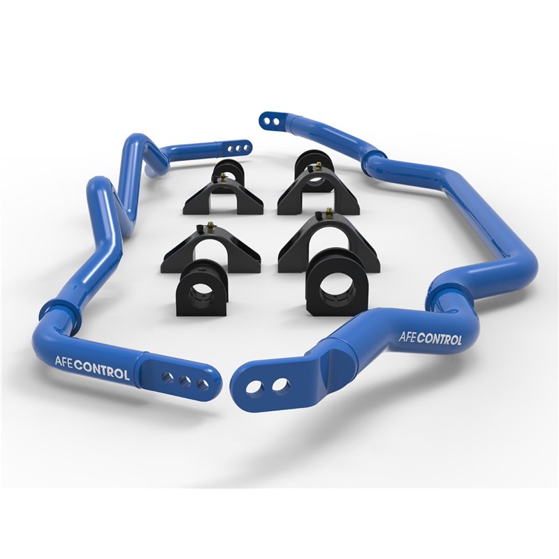 aFe Power | aFe CONTROL Front and Rear Sway Bar Set Blue - Q50 / Q60 3.0T 2016-2021