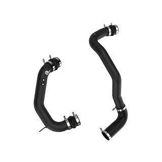 aFe Power | BladeRunner 3in Aluminum Hot & Cold Charge Pipe Kit Black - F-250 / F-350 6.4L 2008-2010