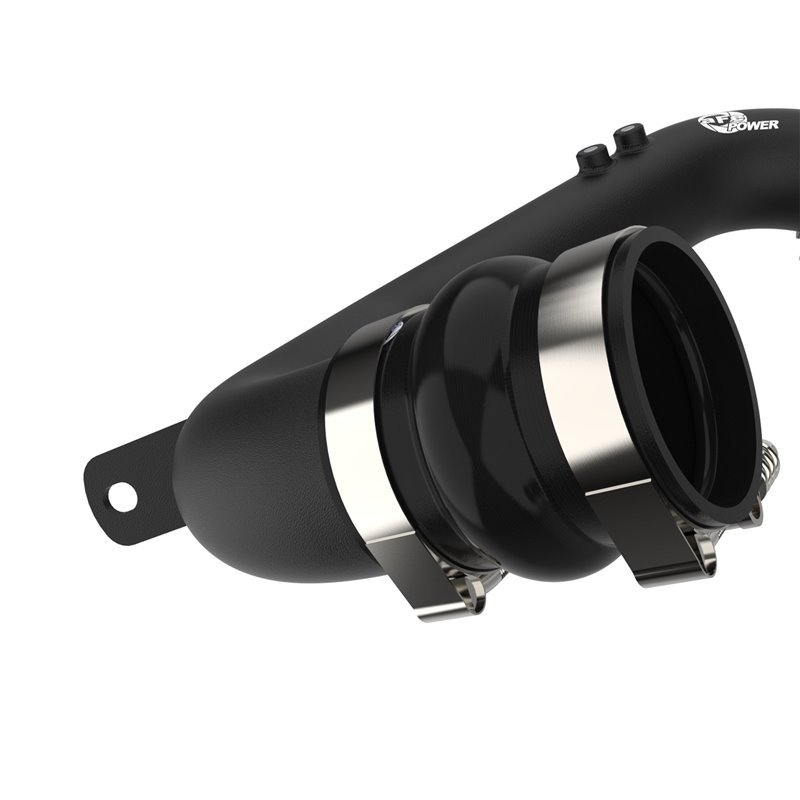 aFe Power | BladeRunner 3in Aluminum Hot & Cold Charge Pipe Kit Black - F-250 / F-350 6.4L 2008-2010