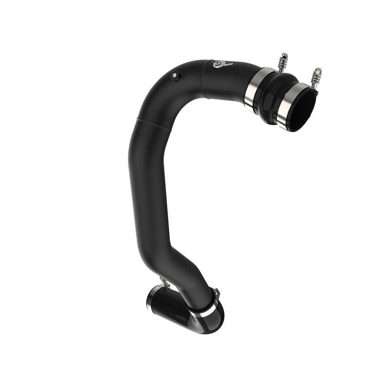 aFe Power | BladeRunner 3in Aluminum Hot Charge Pipe Black - F-250 / F-350 6.4L 2008-2010
