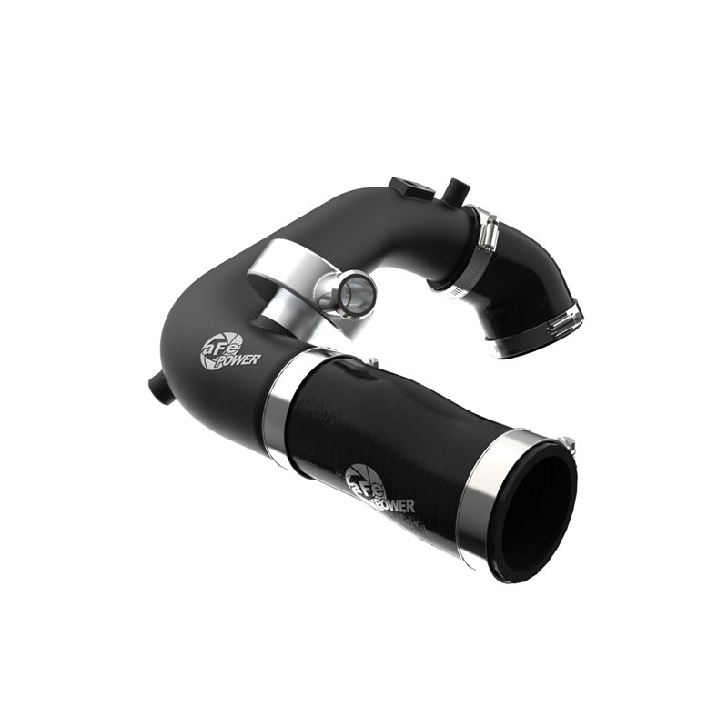 aFe Power | BladeRunner 2-1/2in Aluminum Hot Charge Pipe Black - Wrangler (JL) Unlimited 2.0T 2018-2021