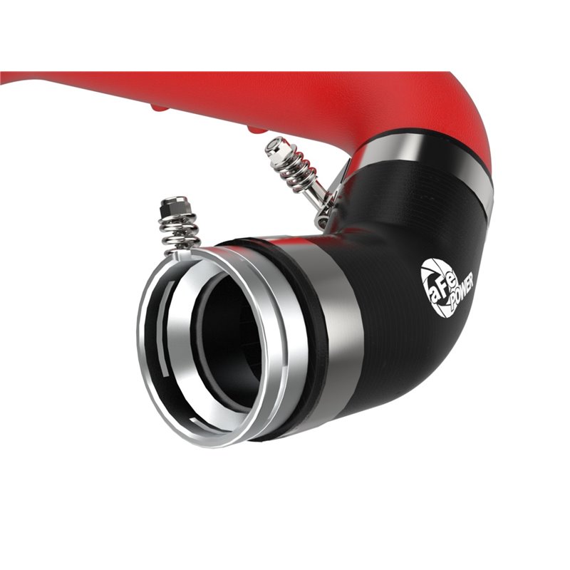 aFe Power | BladeRunner 2-3/4 IN Aluminum Hot Charge Pipe Red - GR Supra 2.0T 2021-2022 aFe POWER Turbocharger Pipes & Couplers