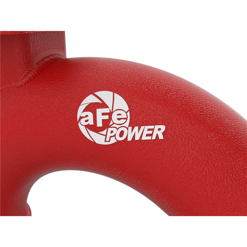 aFe Power | BladeRunner 3 IN Aluminum Hot and Cold Charge Pipe Kit Red - Stinger 3.3T 2018-2023 aFe POWER Turbocharger Pipes ...