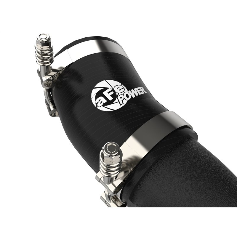 aFe Power | BladeRunner 3 IN Aluminum Cold Charge Pipe Black - Stinger 3.3T 2018-2023 aFe POWER Turbocharger Pipes & Couplers
