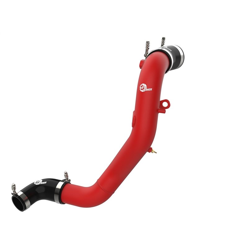 aFe Power | BladeRunner 3in Aluminum Cold Charge Pipe Red - G70 / Stinger 3.3T 2018-2022
