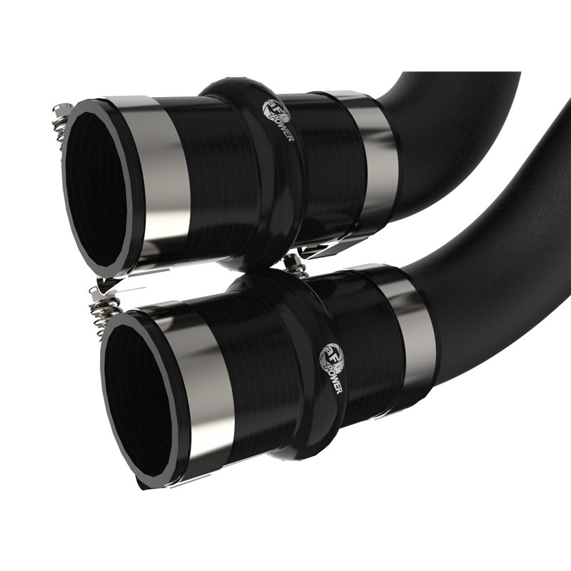 aFe Power | BladeRunner 3in Aluminum Hot Charge Pipe Black - F-150 Raptor 3.5T 2021-2022