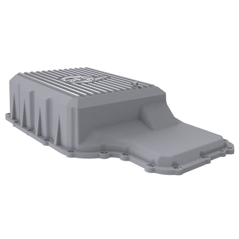 aFe Power | Street Series Transmission Pan Raw w/Machined Fins - F-250 / F-350 2020-2022