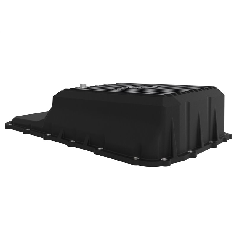 aFe Power | aFe POWER Pro Series Transmission Pan Black w/Machined Fins - F-250 / F-350 2020-2022 aFe POWER Oil Pan