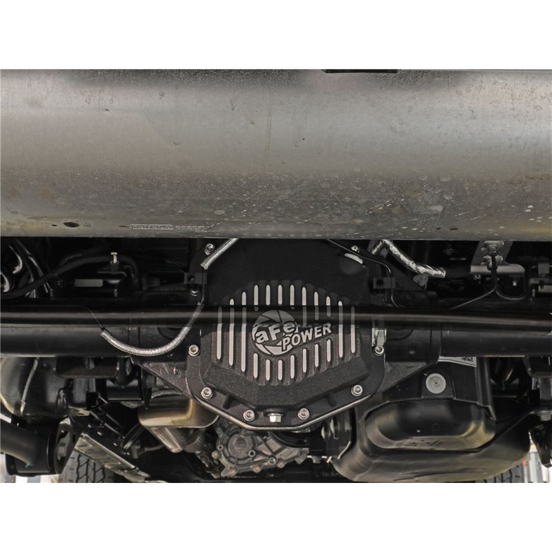 aFe Power | Pro Series Rear Differential Cover Black w/Machined Fins - Bronco 2.3T / 2.7T 2021-2022