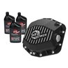 aFe Power | Pro Series Rear Differential Cover Black w/Machined Fins/Gear Oil - Bronco 2.3T / 2.7T 2021-2022