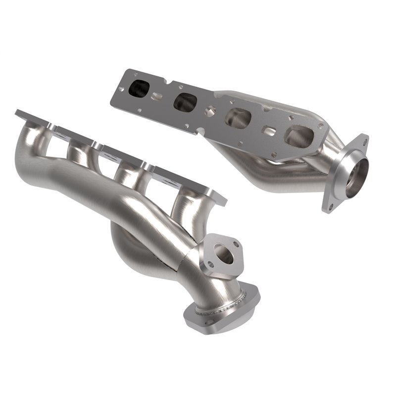 aFe Power | Twisted Steel 304 SS Short Tube Header - Ram 2500 Power Wagon / 3500 6.4L 2019-2022