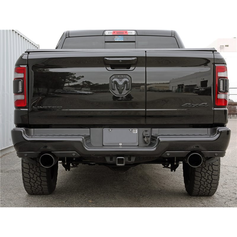 aFe Power | Gemini XV 3 IN 304 Stainless Steel Cat-Back Exhaust System w/Cut-Out Black - Ram 1500 5.7L 2019-2023 aFe POWER Ca...