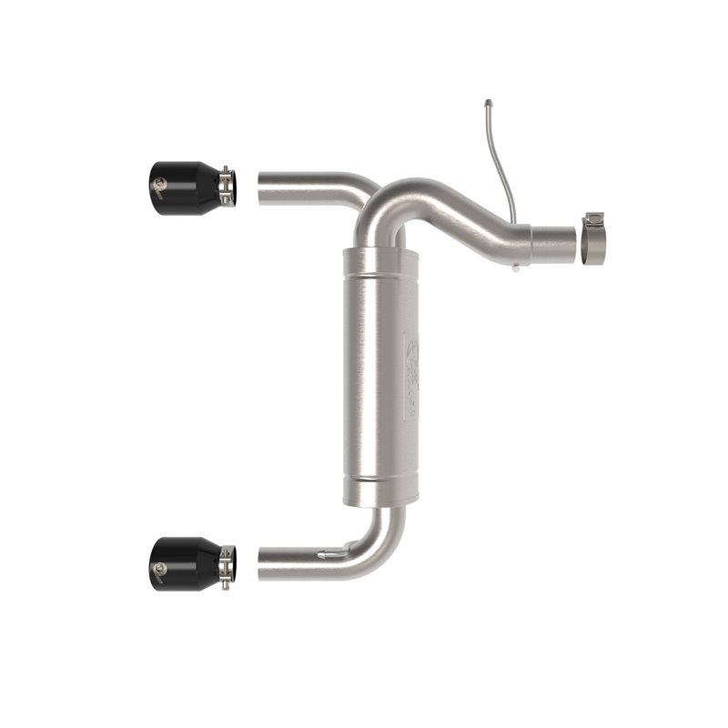 aFe Power | Vulcan Series 3 IN to 2-1/2 IN Stainless Steel Axle-Back Exhaust System Black - Bronco 2.3T / 2.7T 2021-2023 aFe ...