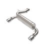 aFe Power | Vulcan Series 3 IN to 2-1/2 IN Stainless Steel Axle-Back Exhaust System Polished - Bronco 2.3T / 2.7T 2021-2023 a...