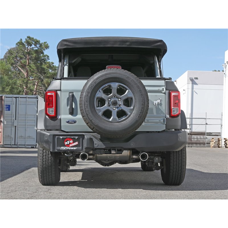 aFe Power | Vulcan Series 3in / 2-1/2in SS Cat-Back w/Polished Tip - Bronco 2.3T / 2.7T 2021-2022