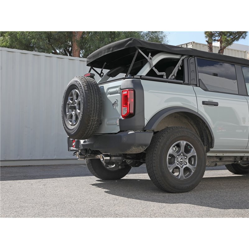 aFe Power | Vulcan Series 3in / 2-1/2in SS Cat-Back w/Polished Tip - Bronco 2.3T / 2.7T 2021-2022