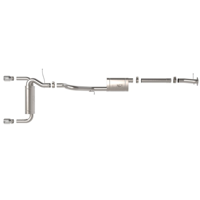 aFe Power | Vulcan Series 3in / 2-1/2in SS Cat-Back w/Polished Tip - Bronco 2.3T / 2.7T 2021-2022