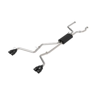 aFe Power | MACH Force-Xp 304 Stainless Steel Cat-Back Exhaust System w/Black Tip - Explorer / Aviator 3.0T 2020-2023 aFe POW...