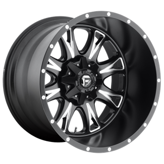 Fuel Off-Road | D513 17x6.5 ET-140 - MATTE BLACK MILLED