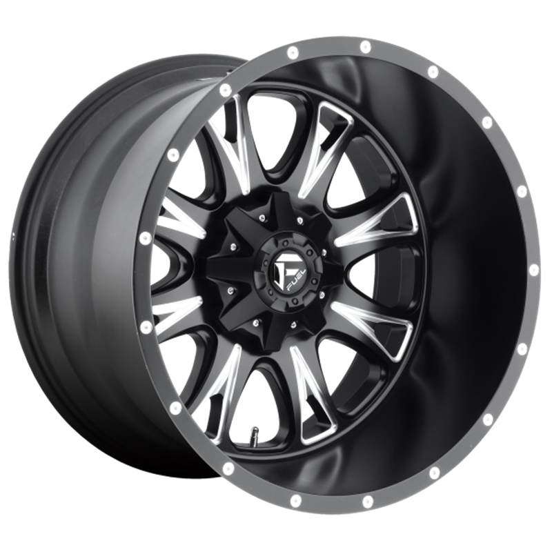 Fuel Off-Road | D513 17x6.5 ET129 - MATTE BLACK MILLED