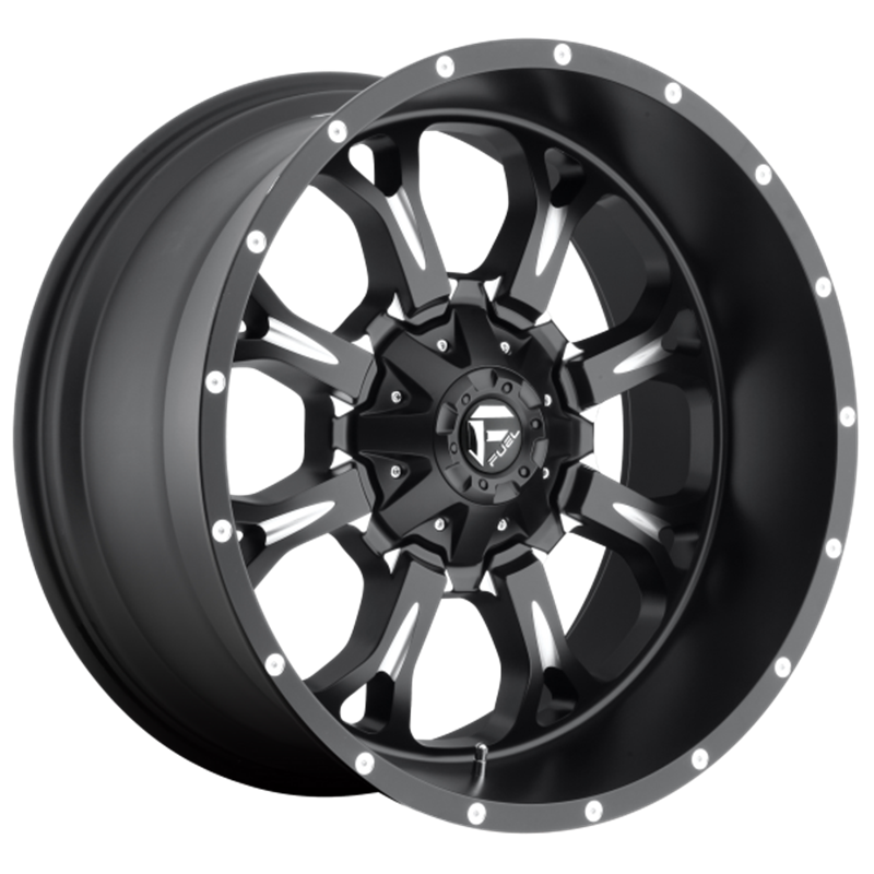 Fuel Off-Road | D517 17x9.0 ET1 - MATTE BLACK MILLED