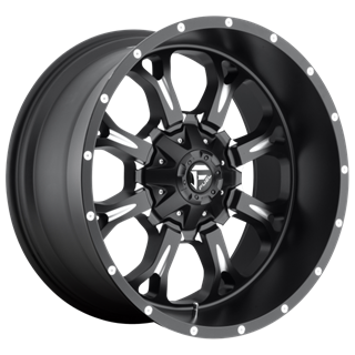 Fuel Off-Road | D517 18x9.0 ET20 - MATTE BLACK MILLED